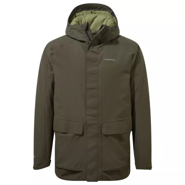 Craghoppers Men's Lorton Thermic Jacket Parka Woodland Green Medium