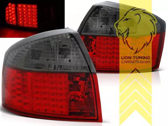 LED Rückleuchten Heckleuchten für Audi A4 B6 8E Limousine rot schwarz