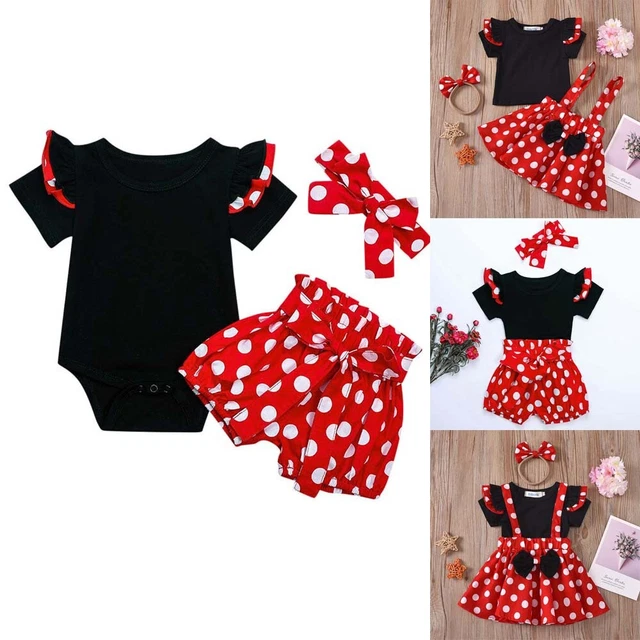 Romper maniche corte arricciate neonate + set fasce abiti
