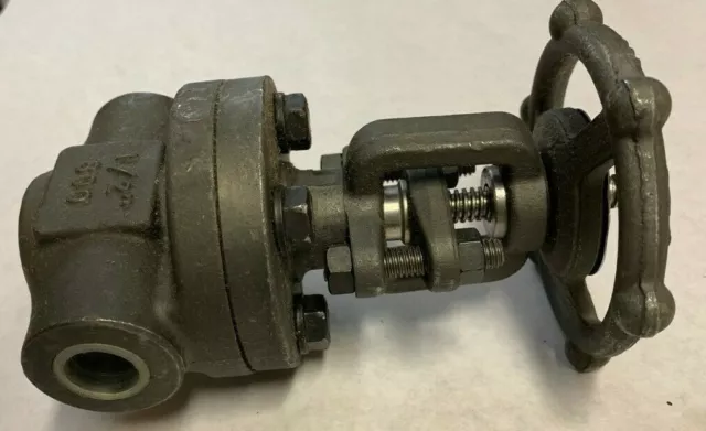 VOGT  A105N  1/2"  Gate Valve, Class 800, Socket Weld