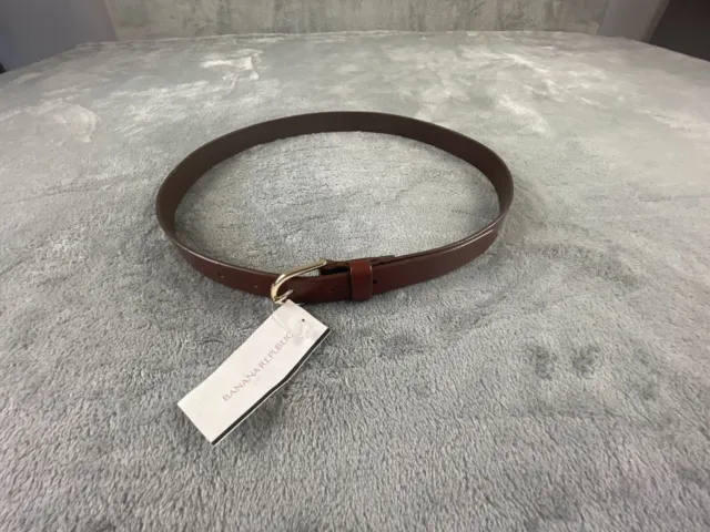 Banana Republic Womens Belt Small Brown Leather