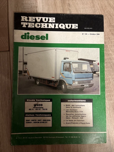Revue Technique RTD Pour Camions Volvo F Et N - Moteurs D100 à TD100