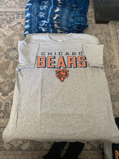 Chicago Bears Shirt Mens Size L Short Sleeve Crew Neck Fanatics NFL Football