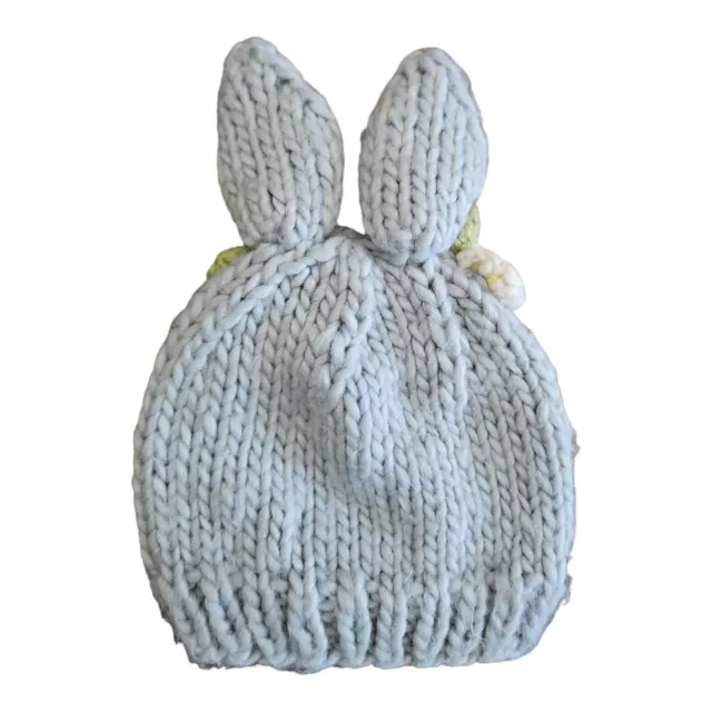 THE Blueberry Hill  Easter Bunny Baby Beanie Knit Hat 3-12 Months 3