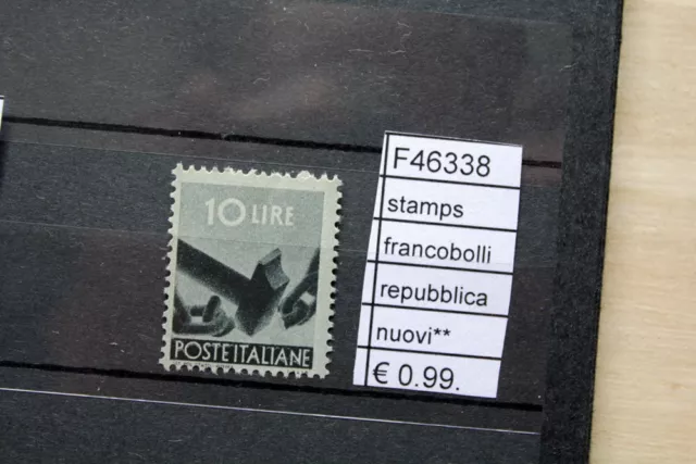 Francobolli Stamps Repubblica Italy Nuovi ** (F46338)