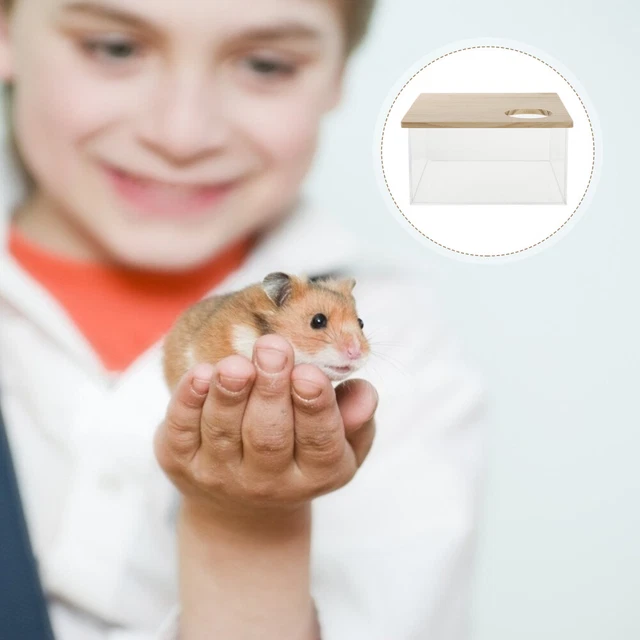 1 pieza caja de baño de arena lavabo para mascotas hámster caja de excavación