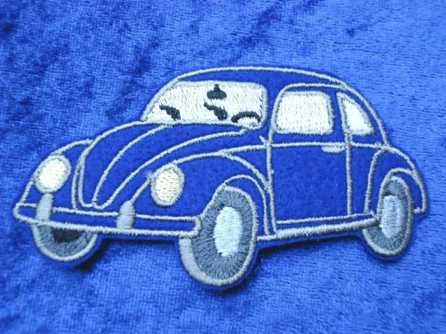 Volkswagen VW Maggiolino Toppa/Adesivo / Toppa Fronte SX Blu 1200 1300 1303