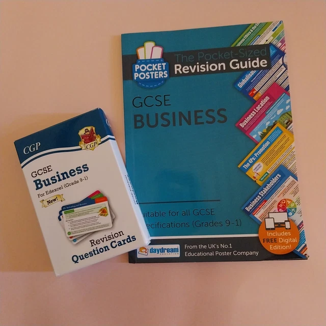 GCSE BUSINESS FLASHCARDS And Pocket Poster Revision Book Revision ...