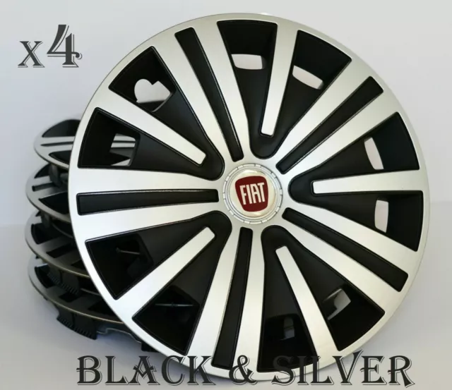 FIAT PUNTO...SET OF 4 x 14" ALLOY LOOK CAR WHEEL TRIMS/COVERS 14 inch,model QL88