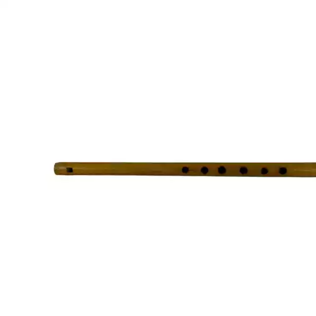 Vintage Wooden Recorder Flute Instrument Hand-Carved Unbranded