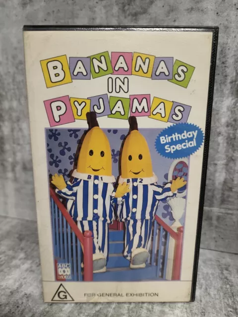 BANANAS IN PYJAMAS Birthday Special VHS movie Video Cassette Tape ABC ...