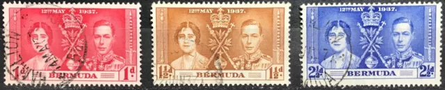 Bermuda 1937 Coronation Set Very Fine Used