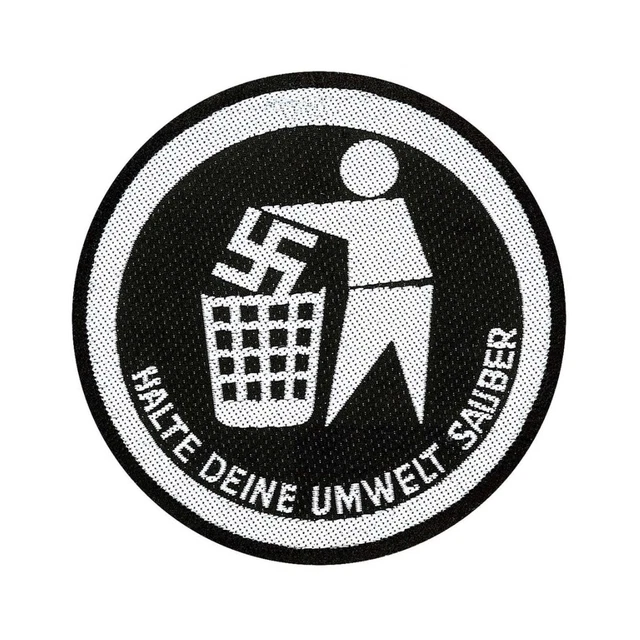 Halte Deine Umwelt Sauber - Aufnäher Produktbild-Vorschau 8