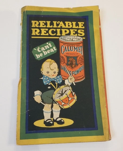 1924 Calumet Baking Powder Cook Book Reliable Recipes 14th Edition