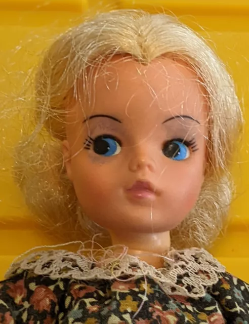 Vintage Sindy Doll Blonde 2GEN1077 033055X Floral Dress Tammy Family