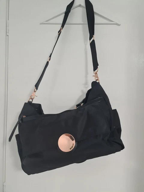 Mimco Lucid Baby Bag Black & Rose gold Mimco Nappy Bag Mimco Baby Bag Mimco Bag