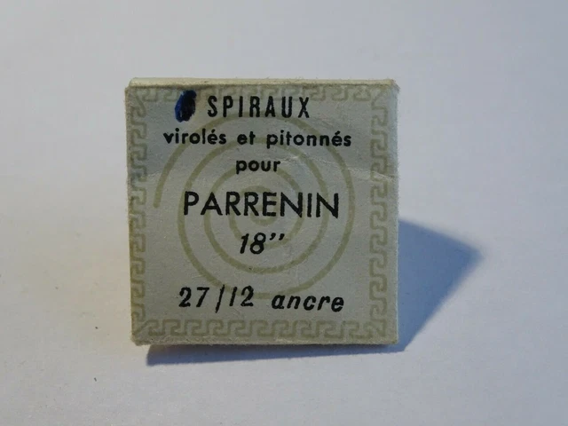 Spirale Balancier Pour Montre – Gr 16 Force 6 1/2 – Pièce Horlogerie Ancienne