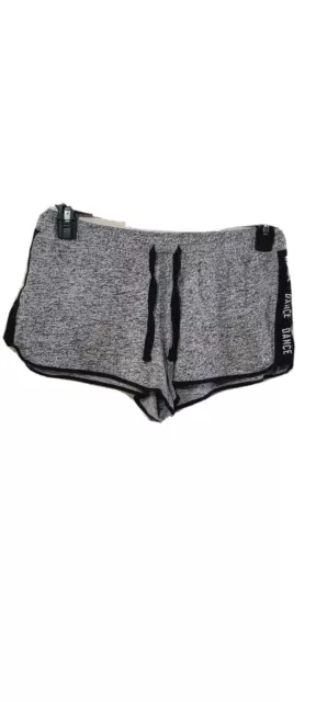 Justice size 18 shorts. Short Summer Bottoms Girls 2X. Dance Gray/black