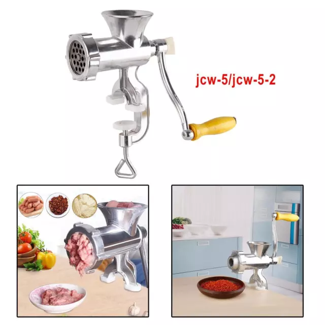 Tabletop Meat Mincer Grinder Manual Hand Operated Kitchen Beef Sausage Maker