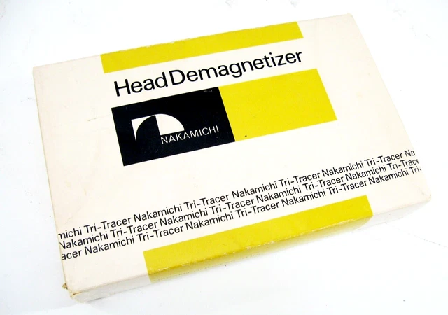 NAKAMICHI VINTAGE TAPE Head Demagnetizer Tested In Box