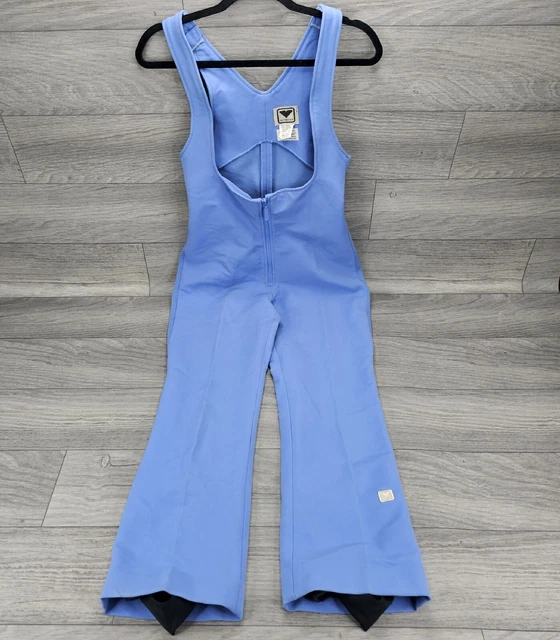 Vintage 7Os Obermeyer Softshell Bib Overall Pants Ladies 12 Reg 37037