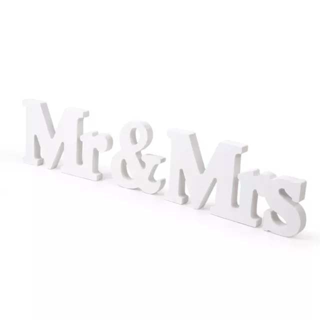 Holz Mr & Mrs Buchstaben Herr und Frau Holzbuchstaben Hochzeit Deko Tischdeko>