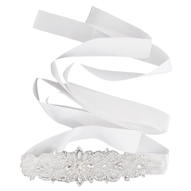 Cintura in vita strass cintura sposa cristallo damigella d'onore fascia lussuosa