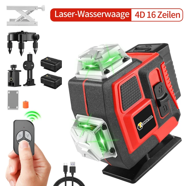 16-Linien-Kreuzlinienlaser Mit 360° – Selbstnive Produktbild-Vorschau 3