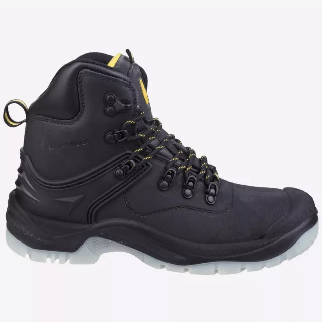 Amblers FS198 Mens Waterproof Leather Outdoor Working Safety Boots Black