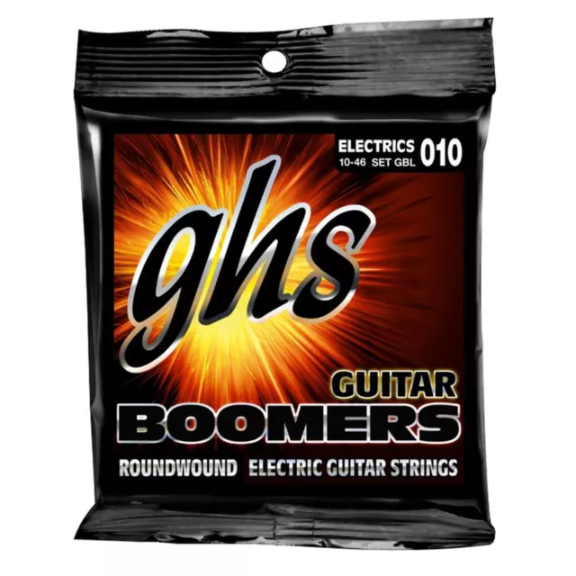 GHS Boomers Light Electric Guitar Strings 10-46