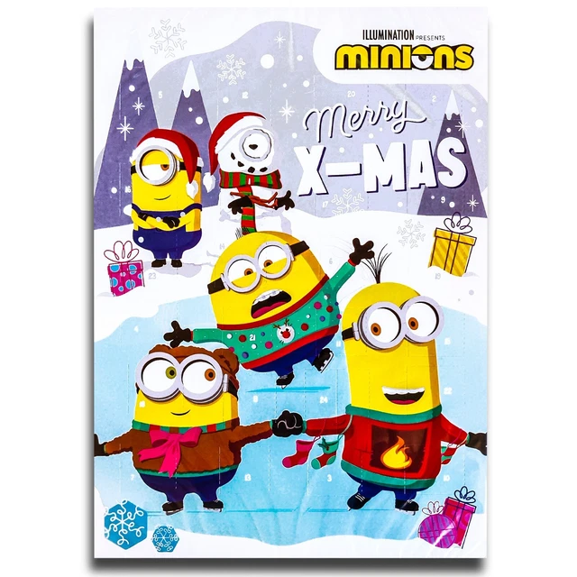 MINION ADVENT CALENDAR Chocolate Christmas Calendar Minions Chocolate