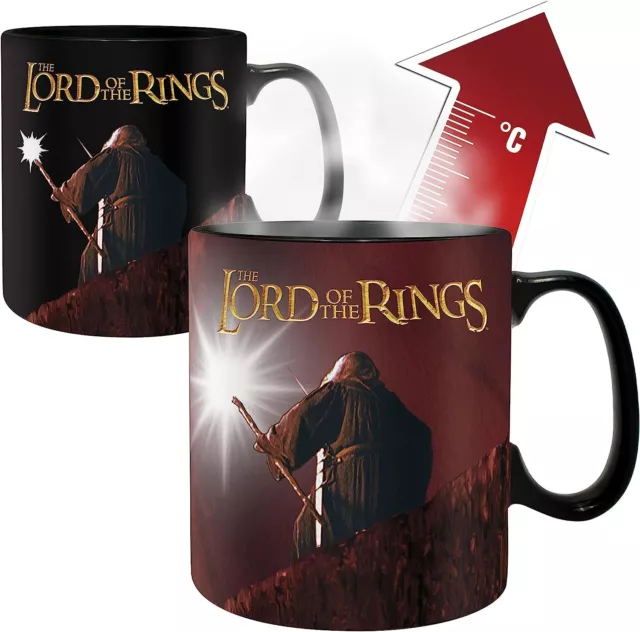 Official Lord Of The Rings Gandalf Heat Changing Coffee Mug Cup New In Gift Box