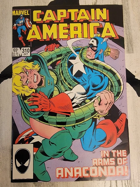 CAPTAIN AMERICA # 310 MARVEL COMICS October 1985 SERPENT SOCIETY 1st APPEARANCE