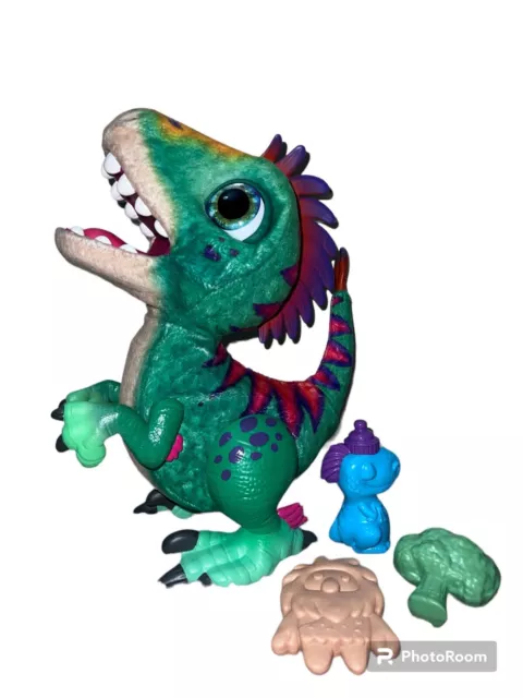 FurReal Friends Baby T Rex Interactive Talking Toy Pet Dinosaur With Accessories