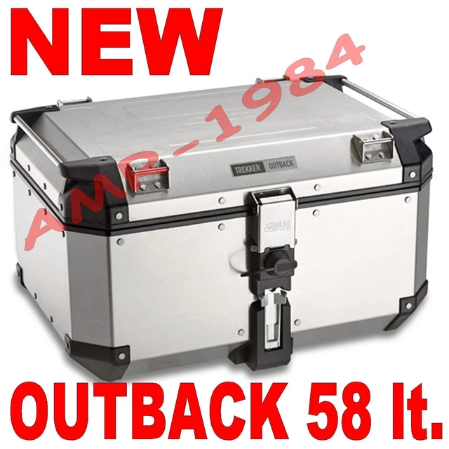 Givi Trekker Outback OBKN58A Top Case, 58 Liters, fits Givi Trekker Outback OBKN58A Top Case, 58 Liters, fits