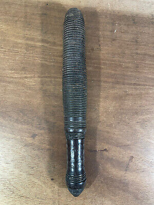 African Carved Tribal Art Ebony Beater Persuader Club 2