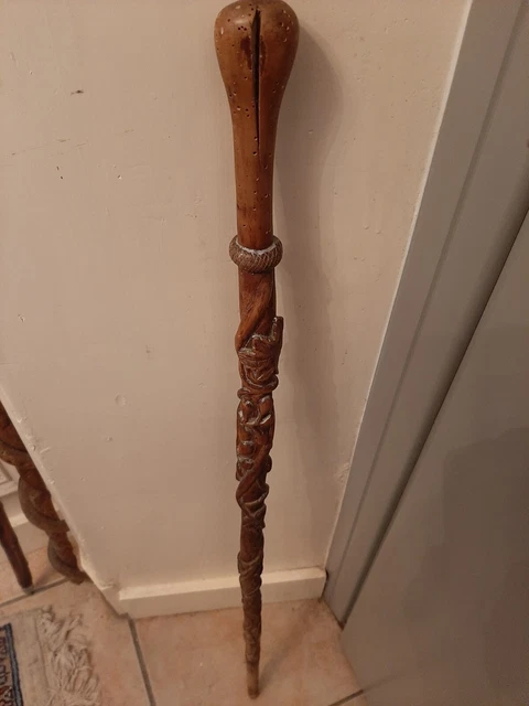 Ancienne Canne En Bois D'Aix-les-Bains – Canne Maquignon Authentique Pour Décoration Chalet