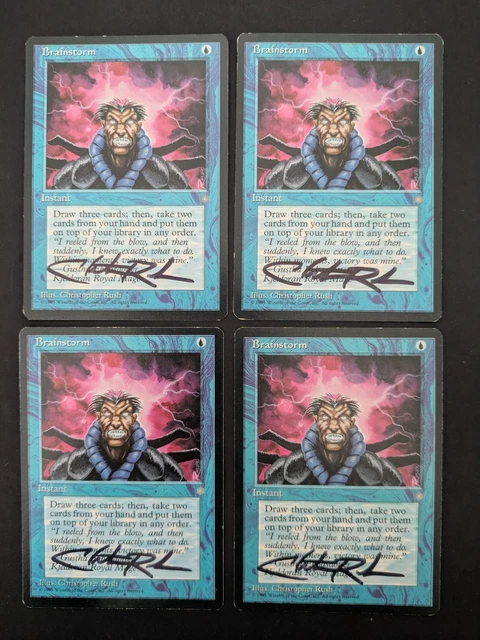 BRAINSTORM - CHRISTOPHER RUSH SIGNED Signature Ice Age Autograph 