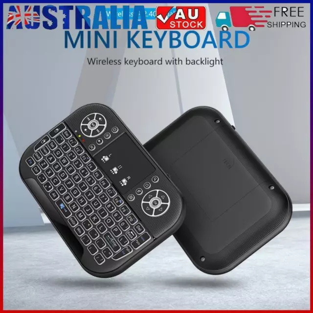 Mini Wireless Keyboard 2.4G&Bluetooth-compatible with Touchpad for Laptop TV BOX