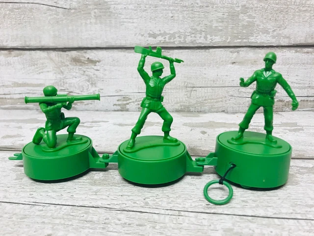 DISNEY PIXAR MATTEL Toy Story Army Men Soldiers Pull String Figures ...