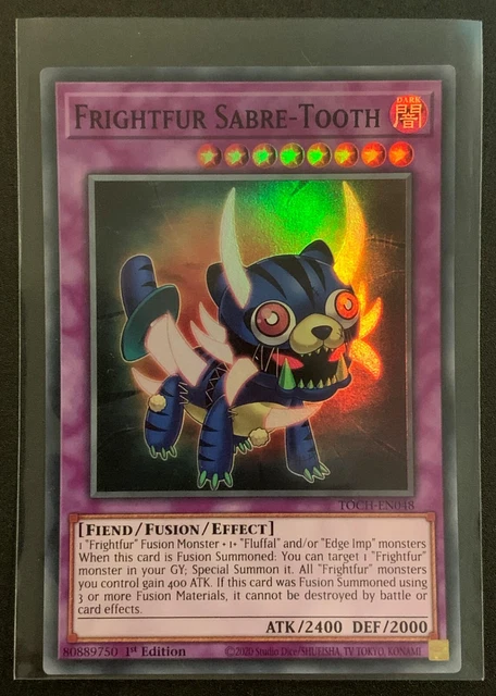 Yu-Gi-Oh! Frightfur Meister Card - TOCH-EN021 Super Rare 1st Edition - Toon Chaos Booster Pack