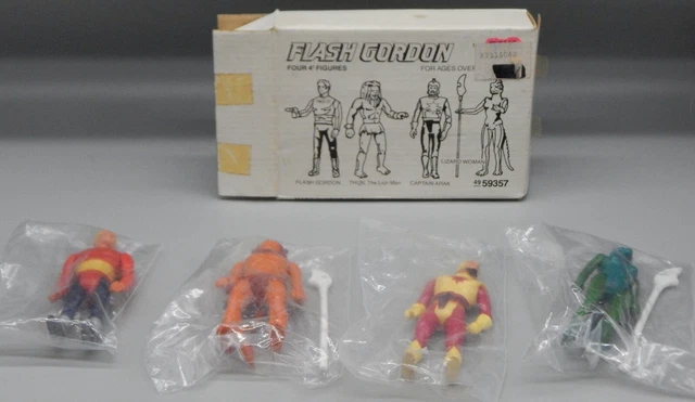 RARE 1979 vintage Mattel FLASH GORDON Sears Mail Away Set THUN Arak LIZARD WOMAN RARE 1979 vintage Mattel FLASH GORDON Sears Mail Away Set THUN Arak LIZARD WOMAN