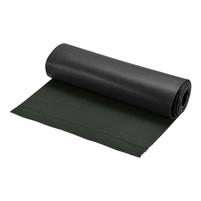Sintetico Pelle Lenzuola,PU Pelle per Creazione Artigianato,20x135cm Nero