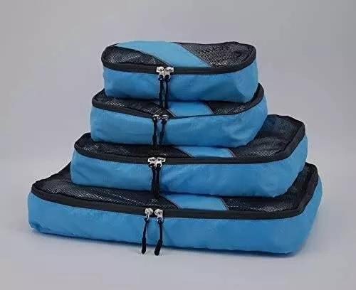 4 Piece Set Luggage Travel Packing Cubes Unisex- new with tags