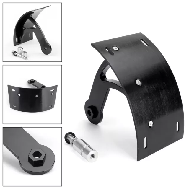 Tag Bracket Mount Kennzeichenhalter for Suzuki Boulevard M109R 2006-13 Black H