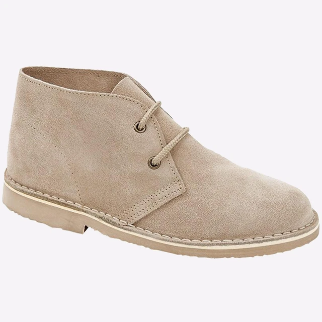 Roamers Mila Femmes Cuir Robe Créateur Mode Bottines Beige