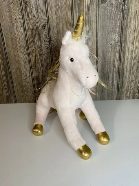 Douglas Light & Sound Astra Pink Gold Unicorn Fantasy Plush Stuffed Animal Toy