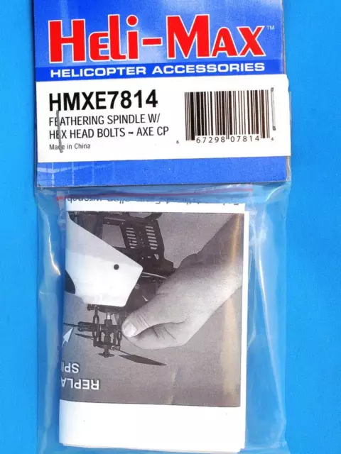 Heli-Max HMXE7814 Feathering Spindle w/ Hex Head Bolts Axe CP modellismo