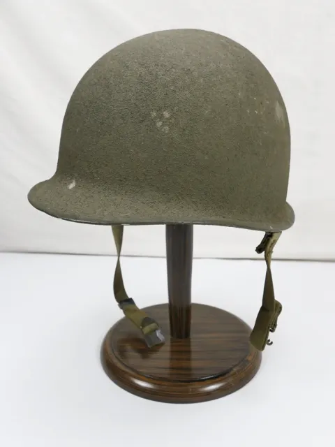 Original US WW2 M1 Stahlhelm Helm Glocke gebördelt Westinghouse Liner Vietnam