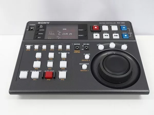 Sony RM-280 Remote Edit Controller For SRW/HDW/PDW/DSR W/ AC Adapter Tested Sony RM-280 Remote Edit Controller For SRW/HDW/PDW/DSR W/ AC Adapter Tested